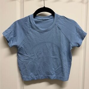 Lululemon Swiftly Tech Cropped Short Sleeve Shirt 2.0